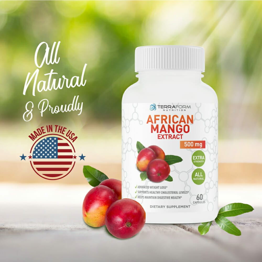 Pure African Mango Extract 500mg 60 Capsules TerraForm Nutrition