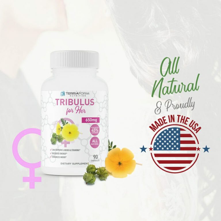 Tribulus Terrestris for Women 650mg 90 Capsules TerraForm Nutrition