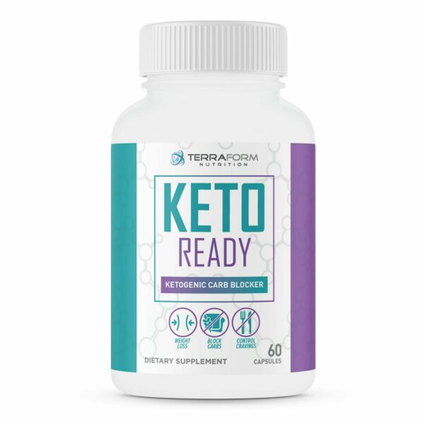 Keto Ready Max Strength Keto Carb Blocker 1200mg 60 Capsules