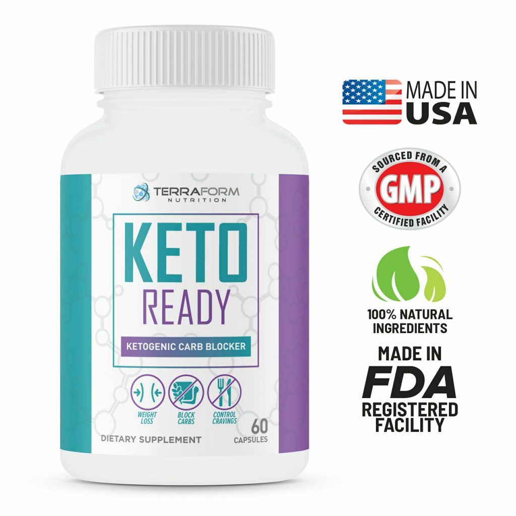 Keto Ready Max Strength Keto Carb Blocker 1200mg 60 Capsules