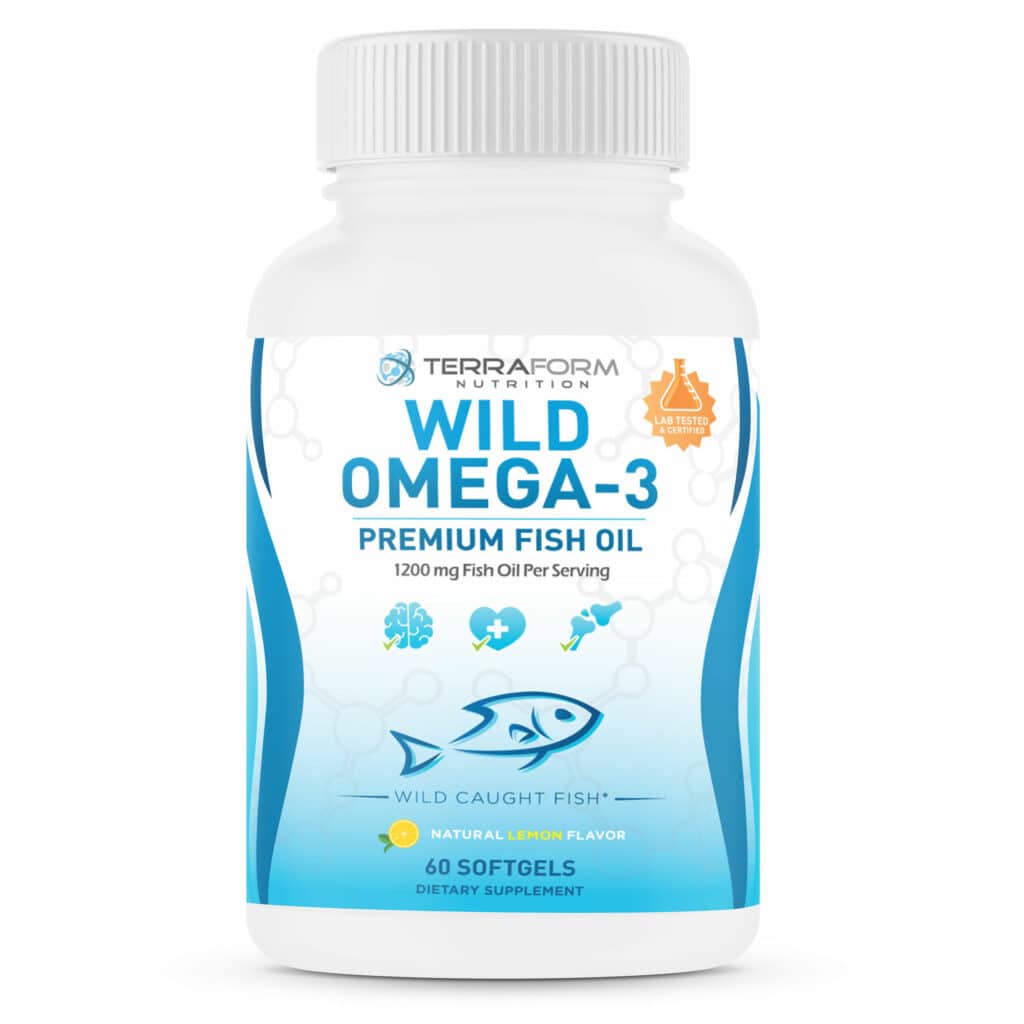 Triple Strength Fish Oil Omega 3 2400mg Per Serving - 30 Servings ...