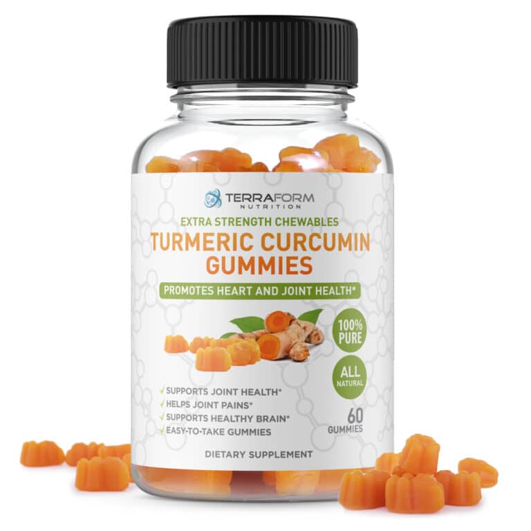Turmeric Curcumin Gummies with Black Pepper AntiInflammatory