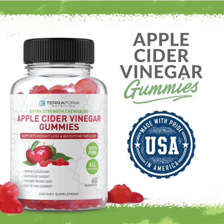 Apple Cider Vinegar Gummies for Detox & Weight Loss 1 Month Supply