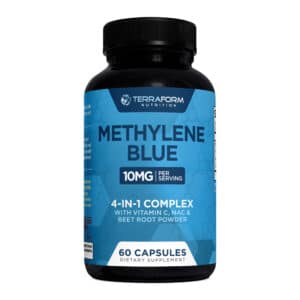 Methylene Blue Capsules 10mg - 60 Servings
